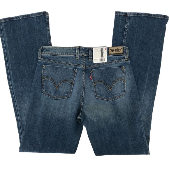 Levi's Denim - NWT Levis Womens Medium Wash Blue 629 Bootcut Mid Rise Jeans Size 31 FLAW